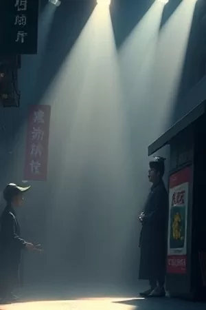 成长动漫《风筝与铁轨》海报：废弃铁轨上飞起的风筝