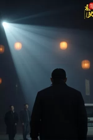 年代群像剧《长街灯火录》海报：入夜后沿街亮起的灯笼